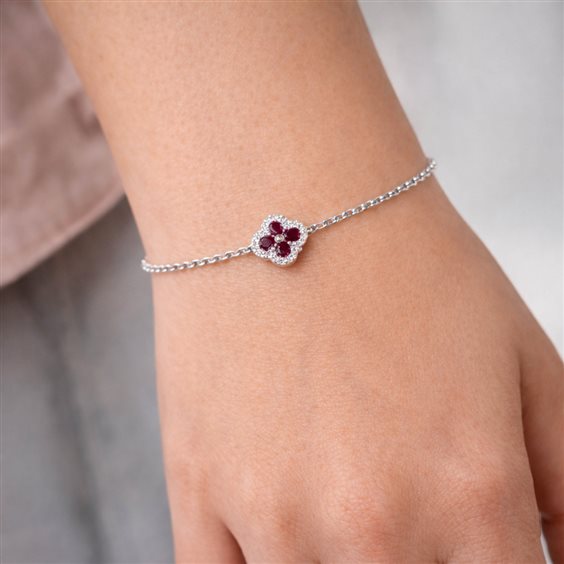 Bracciale Ultima Edizione Donna tiffany in Argento BAO1922-ROSSO-BIANCO - BAO1922-ROSSO-BIANCO